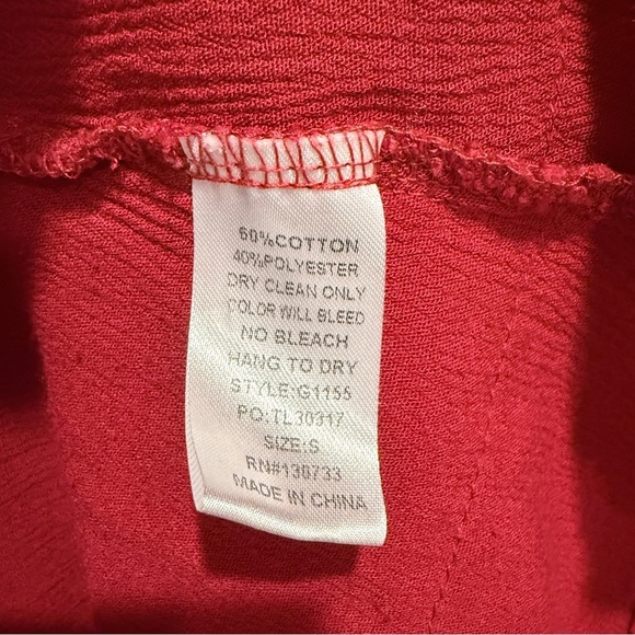 Umgee Burgundy Lace Blouse Tunic - Picture 7 of 8